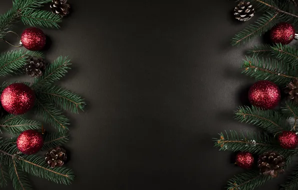Шары, елка, Новый Год, Рождество, Christmas, balls, New Year, decoration