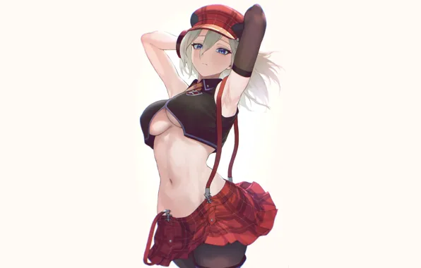 Картинка anime babe, anime, armpit, boobs, girl, hot, babe, pretty