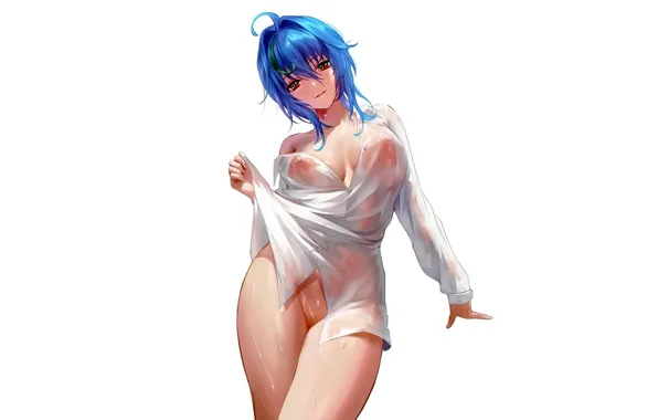 Girl, sexy, blouse, nipples, boobs, anime, beautiful, pretty