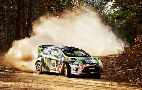 Камни, Дрифт, 2012, Dirt, ралли, WRC, Showdown, Ford Fiesta