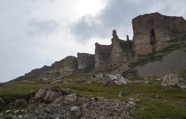 Горы, природа, скалы, nature, mountains, rocks, кавказ, caucasus