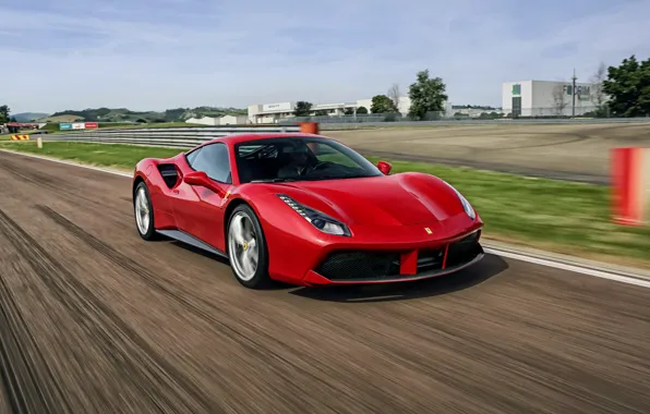Картинка Ferrari, феррари, GTB, 2015, 488