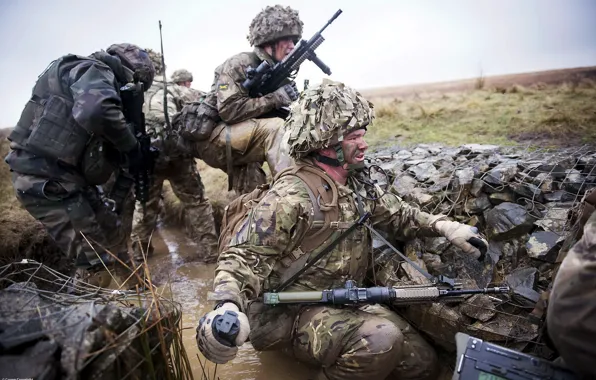Картинка оружие, армия, British Soldiers