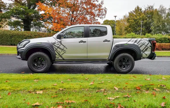 Вид сбоку, пикап, Isuzu, D-Max, 2019, UK version, XTR