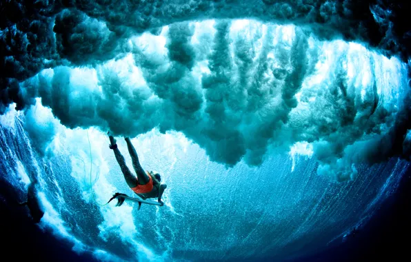 Surf, wave, female