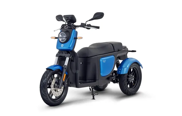 Blue, electric bike, Rakun Pro 3