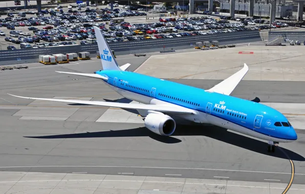 Самолет, аэродром, KLM607