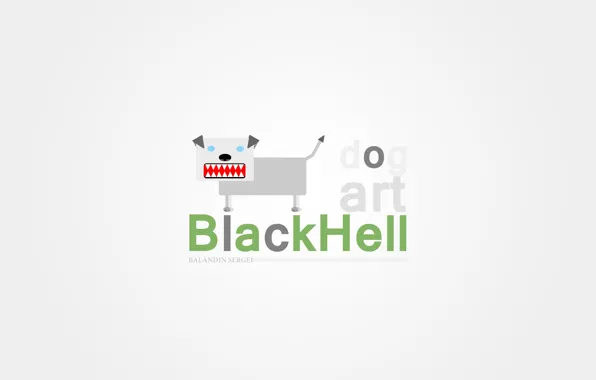 Собака, Минимализм, минимал, Баландин, BlackHell