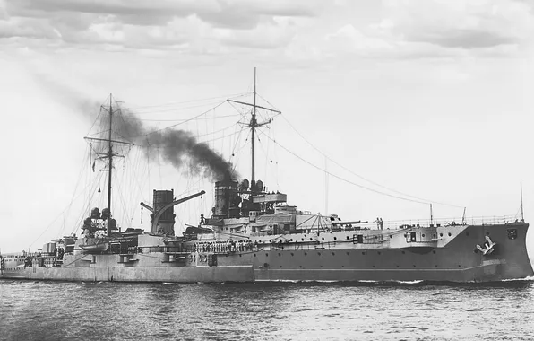 Ретро, крейсер, ВМС Германии, SMS Blücher