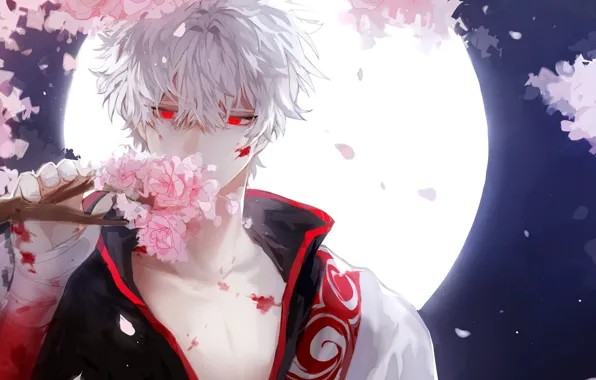 Парень, Gintama, Саката Гинтоки
