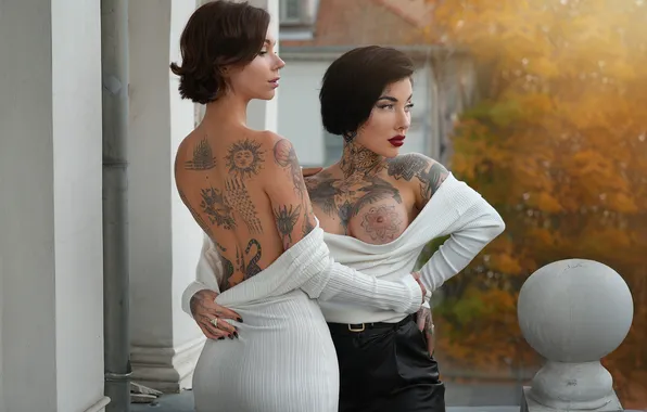 Boobs, nipple, Andrzej Car, tattoo collection