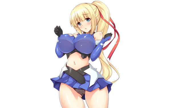 Girl, sexy, lingerie, pantsu, panties, erect nipples, long hair, boobs