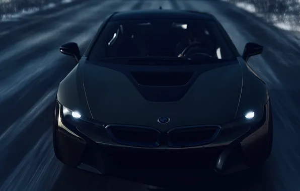HDR, BMW, Winter, Speed, Game, UHD, i8, Xbox One X