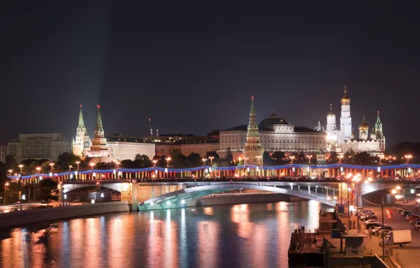 Картинка Москва, Новый год, Кремль