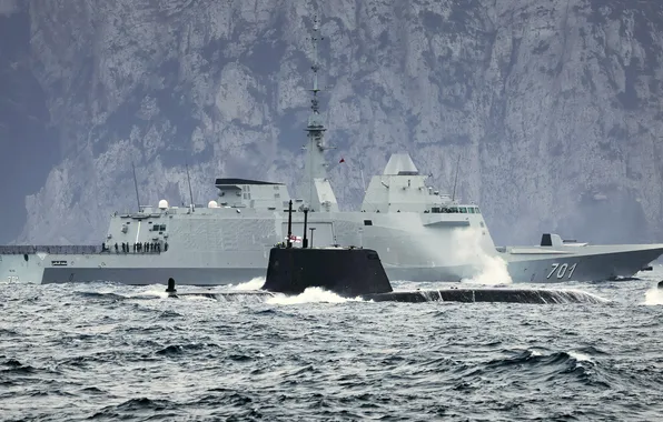 Великобритания, Марокко, субмарина HMS Astute, фрегат Mohammed Vl