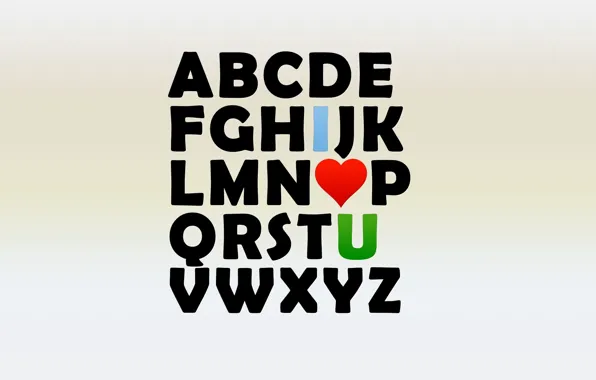 Картинка любовь, буквы, сердце, alphabet, Алфавит