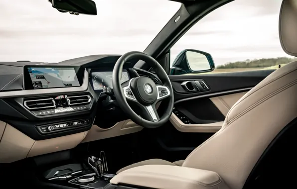 BMW, салон, Gran Coupe, UK-spec, 2-Series, M Sport, 2020, 218i
