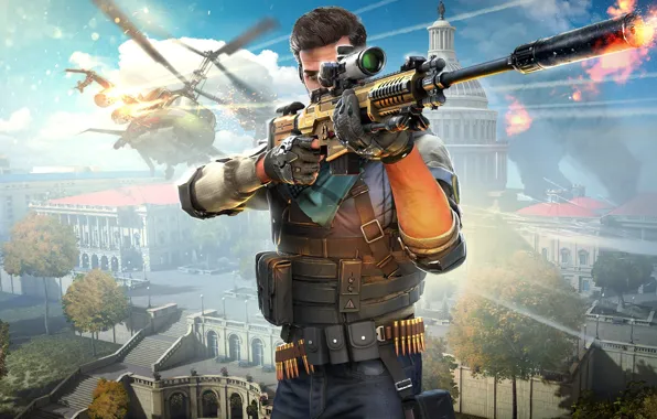 Оружие, солдат, Sniper Fury