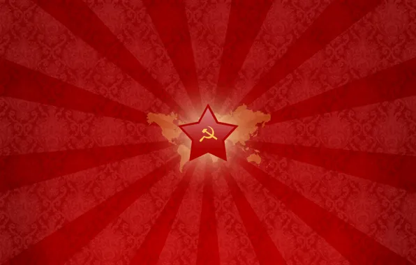 Красный, звезда, Серп, СССР, Молот