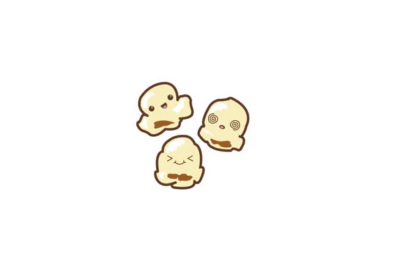 Art, Minimalism, popcorn