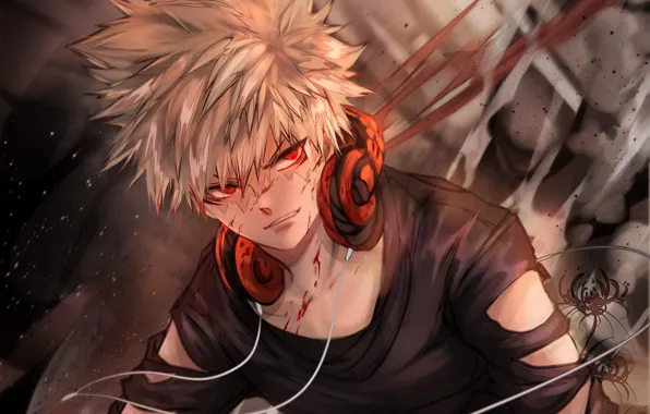Boku no Hero Academia, My Hero Academia, Моя Геройская Академия, Бакуго Катсуки
