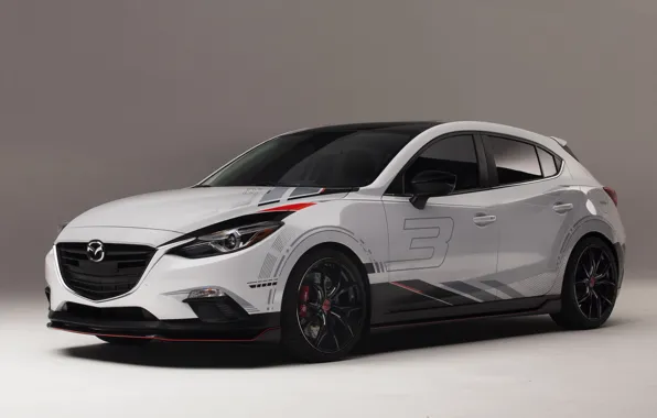 Concept, фон, тюнинг, Club, Sport, Mazda3