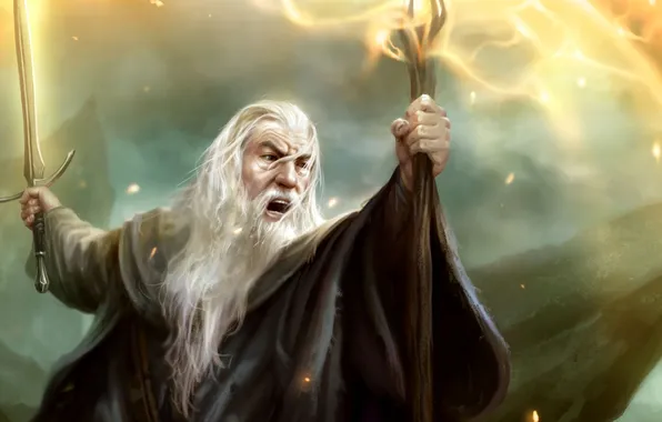 Картинка Gandalf, Ian McKellen, Иэн МакКеллен, Стражи Средиземье, Guardians of Middle Earth