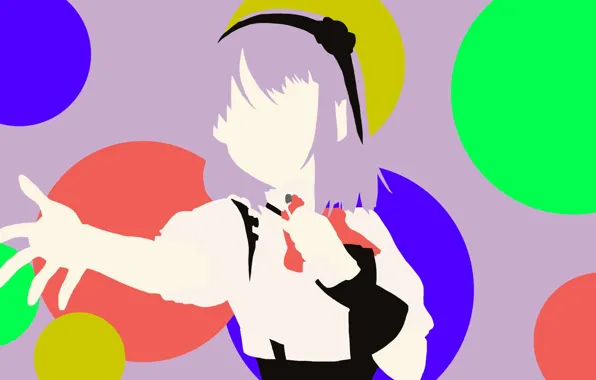 Kawaii, girl, bubbles, game, flower, anime, beautiful, asian