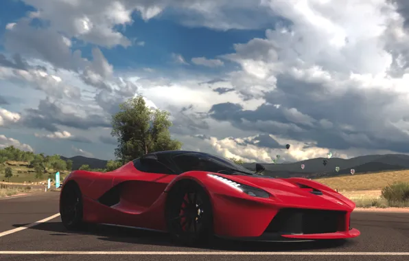 Картинка Ferrari, game, LaFerrari, Forza Horizon 3