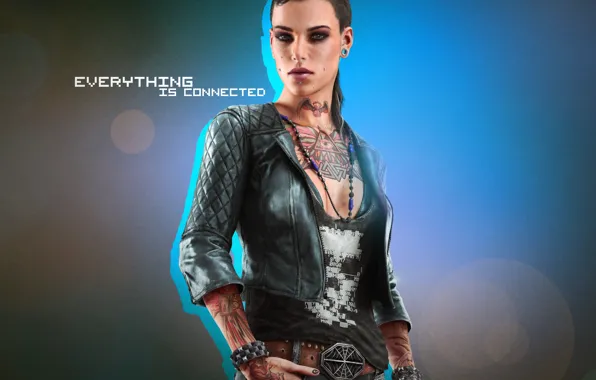 Картинка Watch Dogs, Clara Lille, Everything is connected