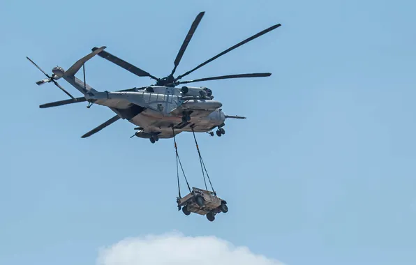 Картинка полет, CH-53, доставка, Super Stallion