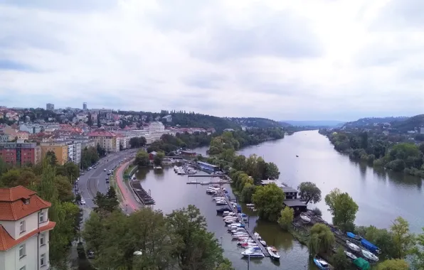 Чехия, прага, вышеград, река влтава