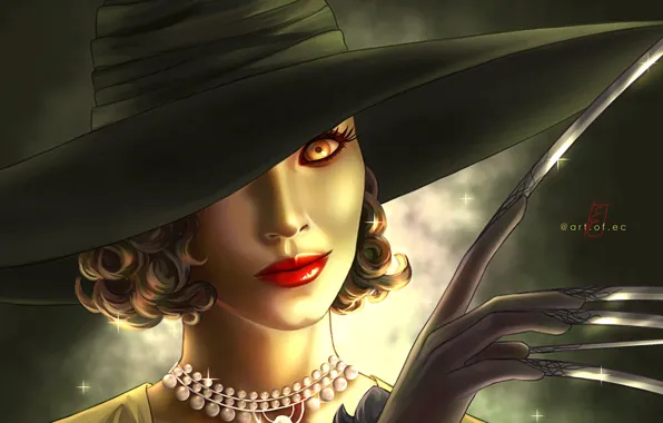 Картинка Resident Evil Village, Alcina Dimitrescu, Lady Dimitrescu