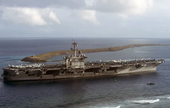 Море, авианосец, USS, Carl Vinson, (CVN 70)