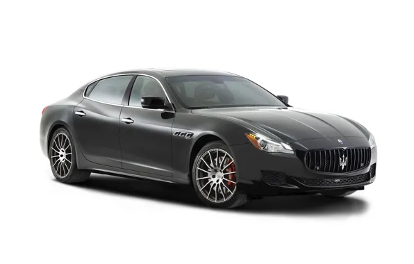 Maserati, Quattroporte, белый фон, мазерати, GTS, 2014, кватропорте