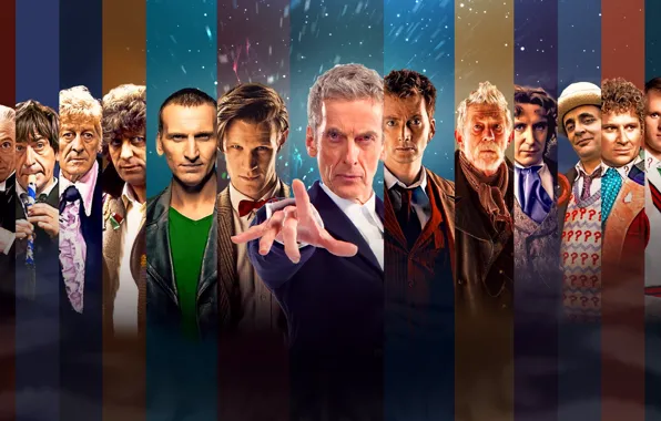 Doctor Who, Доктор кто, Peter Capaldi, Питер Капальди, all doctors, все доктора