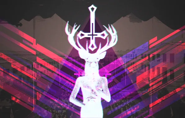 Крест, Крест Святого Петра, glitch