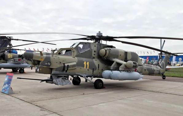 Современный, вертолет, боевой, российский, ми-28н