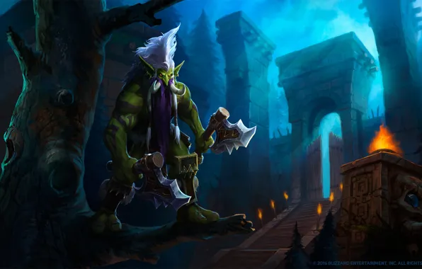 WOW, Blizzard, Art, WarCraft, Troll, Mr--Jack, by Mr--Jack, World of WarCraft