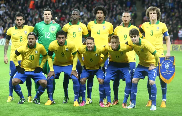 Brazil, ronaldinho, футбольные обои 2013
