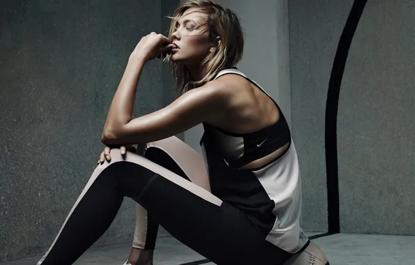 Картинка бренд, Nike, Karlie Kloss, весна лето 2015