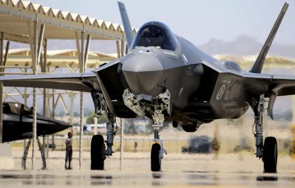 USAF, ВВС США, истребитель-бомбардировщик, Lightning II, F-35, Lockheed Martin