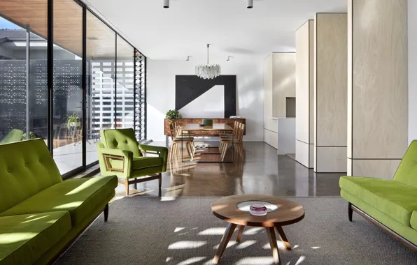 Интерьер, Австралия, кухня, Melbourne, гостиная, столовая, by Branch Studio Architects, Writer’s House