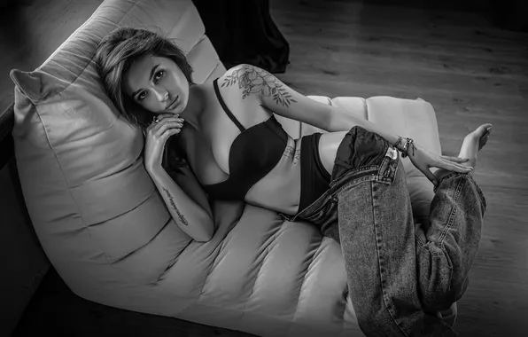 Sexy, lingerie, model, look, Alexey Krapivin