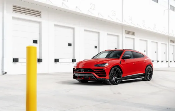 Картинка Lamborghini, RED, Urus, Vossen, VAG