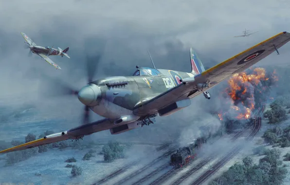 Истребитель, Австралия, RAAF, Piotr Forkasiewicz, Supermarine Spitfire Mk.XVI High Back