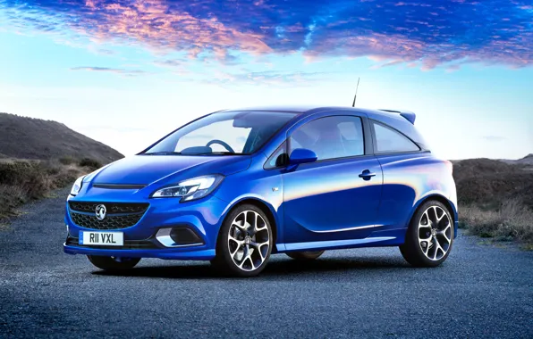Небо, синий, автомобиль, Vauxhall, Corsa