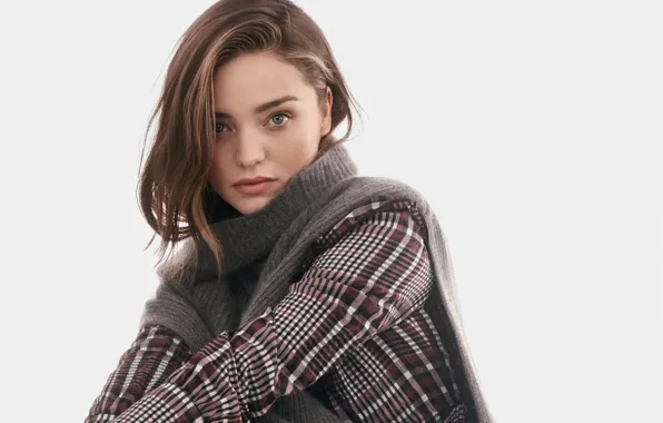 Взгляд, поза, модель, макияж, Miranda Kerr, Миранда Керр
