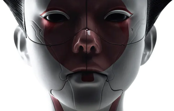 Cinema, robot, android, mecha, woman, movie, face, assassin