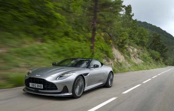 Картинка car, Aston Martin, road, speed, 2023, Aston Martin DB12, DB12